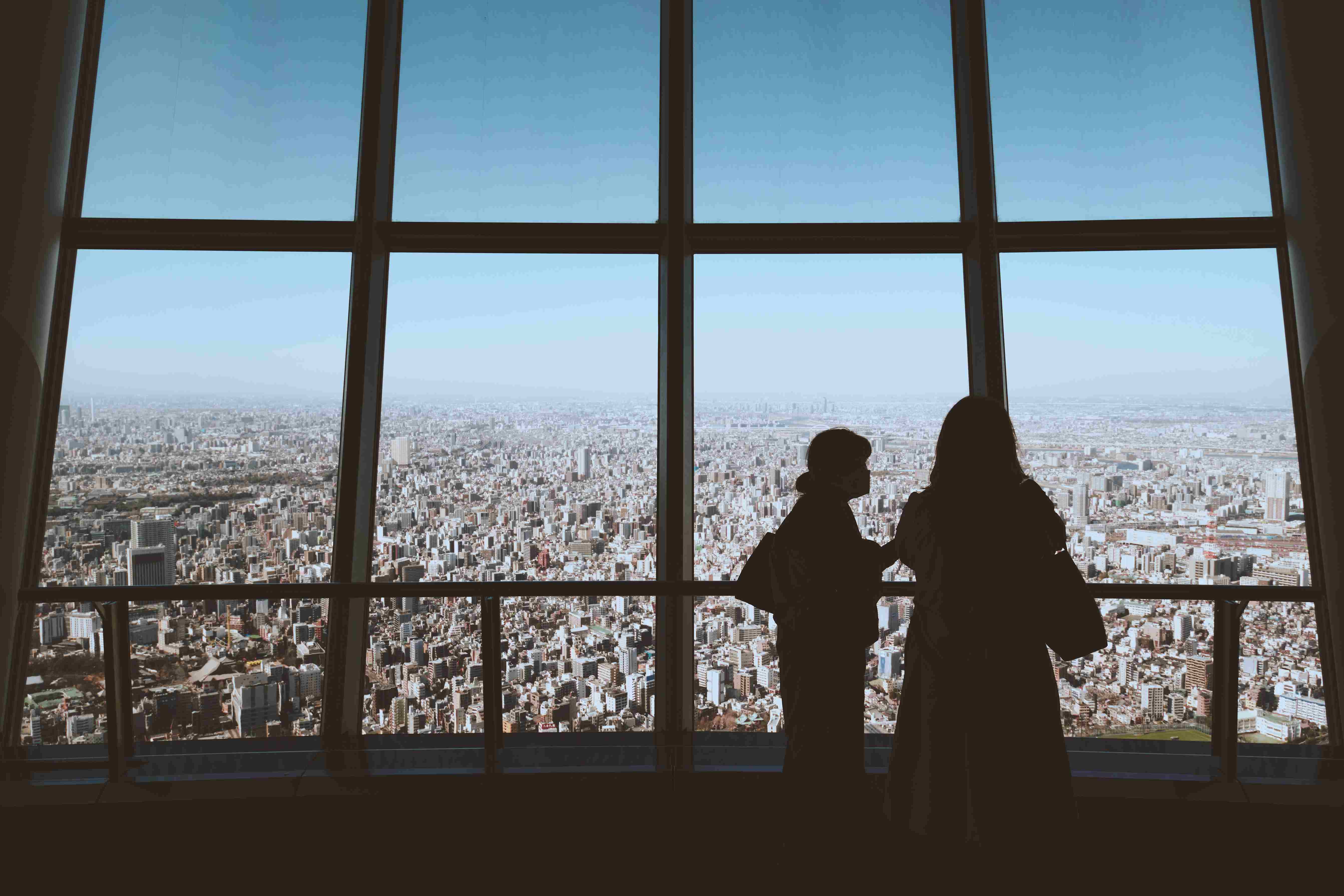 Enjoying the View from Tokyo Skytree